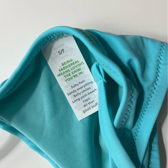 Aerie • NWY Blue Voop Studded Women's Bikini Top - Picture 6 of 9